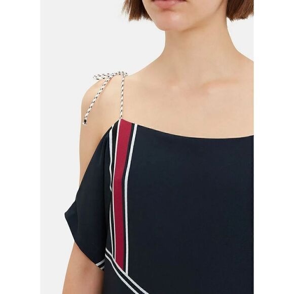 NWT Joie EDYTE Dress Color-blocked Nautical Dress Navy Small $348 - Picture 5 of 10